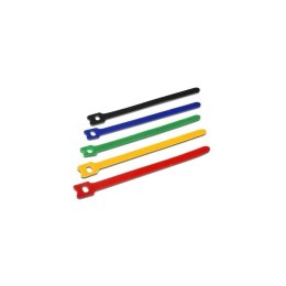 Opaski rzepowe Techly 150x12mm kolorowe 10 szt. Techly