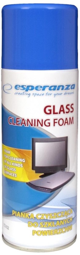 Pianka czyszcząca Esperanza ES102 do powierzchni szklanych 400ml ESPERANZA