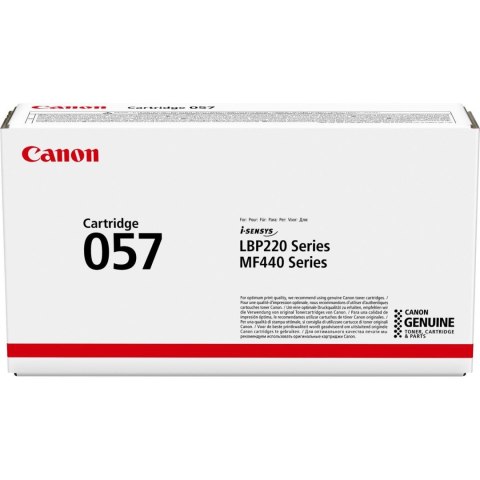 Toner Canon CRG-057 Black Oryginał 3100 str. (3009C002) Canon Toner Canon CRG-057 Black Oryginał 3100 str. (3009C002) Canon