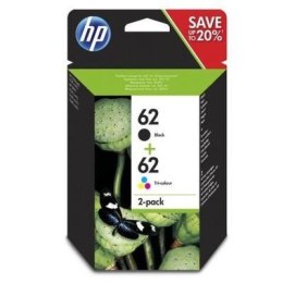Zestaw tuszów HP 62 CMYK (N9J71AE) HP