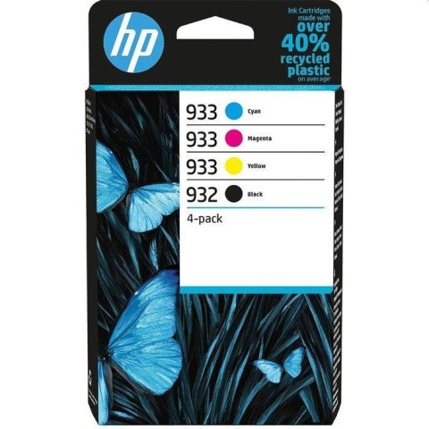 Zestaw tuszów HP 932/933 CMYK (6ZC71AE) HP Zestaw tuszów HP 932/933 CMYK (6ZC71AE) HP