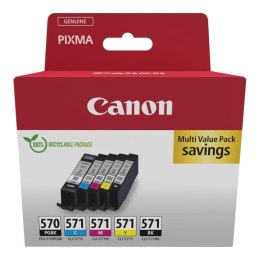 Zestaw tuszy Canon PGI570/CLI-571 color+black 1710str. Canon