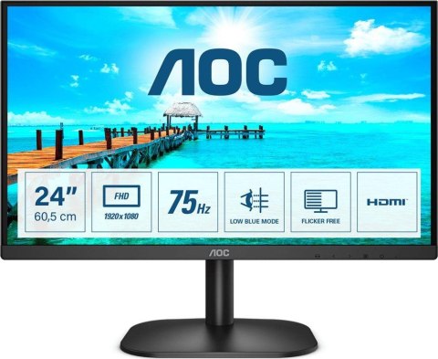 Monitor AOC 23,8" 24B2XHM2 VGA HDMI AOC Monitor AOC 23,8" 24B2XHM2 VGA HDMI AOC