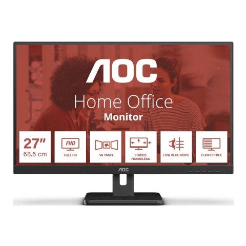 Monitor AOC 27" 27E3UM HDMI DP 2xUSB głośniki AOC Monitor AOC 27" 27E3UM HDMI DP 2xUSB głośniki AOC