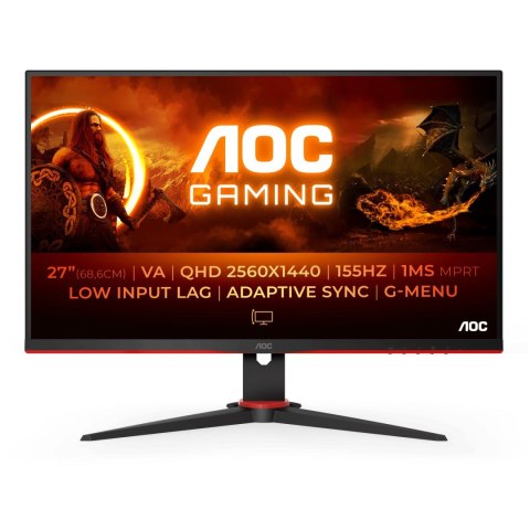 Monitor AOC 27" Q27G2E/BK 2xHDMI DP AOC Monitor AOC 27" Q27G2E/BK 2xHDMI DP AOC