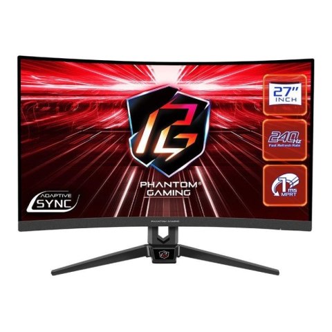 Monitor ASRock 27" Curved Phantom Gaming Monitor PG27F15RS1A 2xHDMI DP głośniki 2x2W ASRock Monitor ASRock 27" Curved Phantom Gaming Monitor PG27F15RS1A 2xHDMI DP głośniki 2x2W ASRock