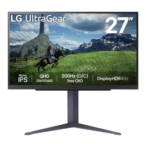 Monitor LG 27" UltraGear 27GS85Q-B Nano IPS QHD 200Hz 2xHDMI DP 3xUSB LG Monitor LG 27" UltraGear 27GS85Q-B Nano IPS QHD 200Hz 2xHDMI DP 3xUSB LG