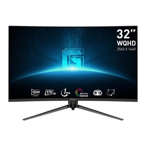 Monitor MSI 31,5" G32CQ5P VA WQHD 170Hz 2xHDMI DP MSI Monitor MSI 31,5" G32CQ5P VA WQHD 170Hz 2xHDMI DP MSI