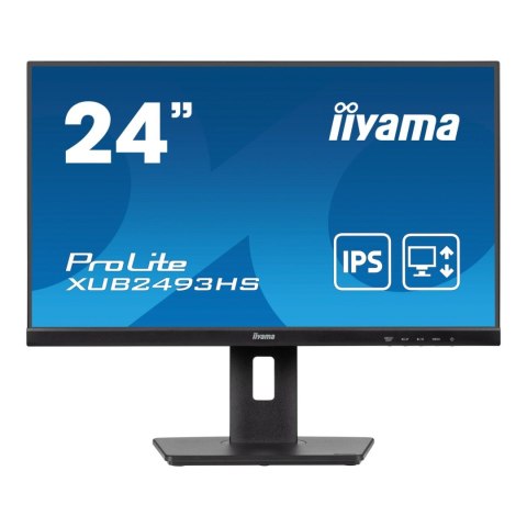 Monitor iiyama 23,8" ProLite XUB2493HS-B6 IPS FHD 100Hz HDMI DP głośniki Iiyama Monitor iiyama 23,8" ProLite XUB2493HS-B6 IPS FHD 100Hz HDMI DP głośniki Iiyama