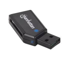 Czytnik Kart Pamięci Manhattan 24w1 SD/MicroSD/MMC USB2.0 Manhattan