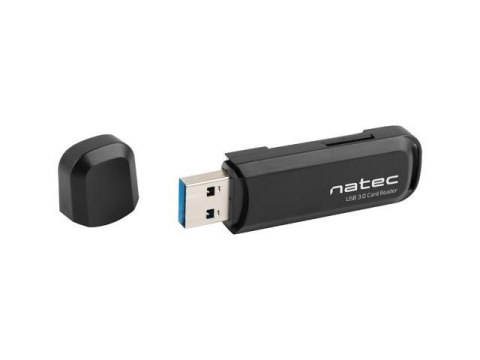 Czytnik kart Natec Scarab 2 SD/MicroSD USB 3.0 czarny Natec Czytnik kart Natec Scarab 2 SD/MicroSD USB 3.0 czarny Natec