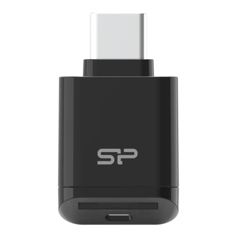 Czytnik kart pamięci Silicon Power USB-C 3.2 Gen 1 microSD czarny Silicon Power Czytnik kart pamięci Silicon Power USB-C 3.2 Gen 1 microSD czarny Silicon Power