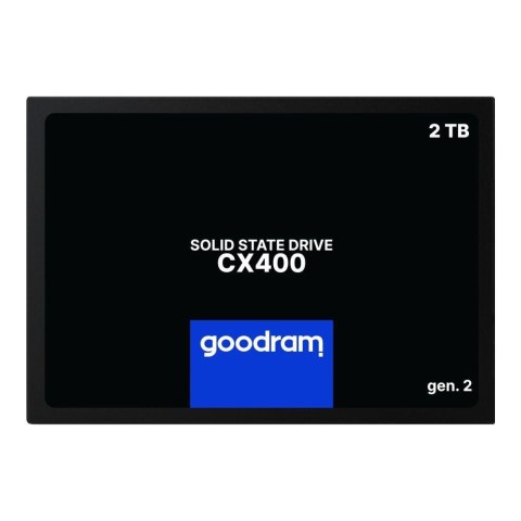 Dysk SSD GOODRAM CX400 GEN.2 2TB SATA III 2,5" (550/500) 7mm Goodram Dysk SSD GOODRAM CX400 GEN.2 2TB SATA III 2,5" (550/500) 7mm Goodram