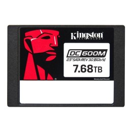 Dysk SSD Kingston DC600M 7,68TB SATA3 2,5'' (560/530 MB/s) Kingston