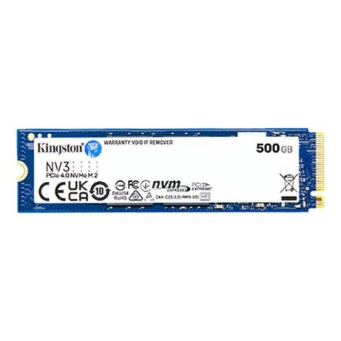 Dysk SSD Kingston NV3 M.2 2280 PCIe 4.0x4 NVMe 500GB (5000/3000MB/s) Kingston Dysk SSD Kingston NV3 M.2 2280 PCIe 4.0x4 NVMe 500GB (5000/3000MB/s) Kingston