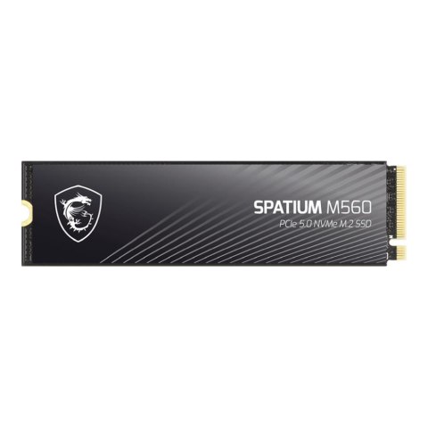 Dysk SSD MSI SPATIUM M560 1TB PCIe 5.0 NVMe 2.0 M.2 2280 (10200/8400 MB/s) 3D NAND MSI Dysk SSD MSI SPATIUM M560 1TB PCIe 5.0 NVMe 2.0 M.2 2280 (10200/8400 MB/s) 3D NAND MSI