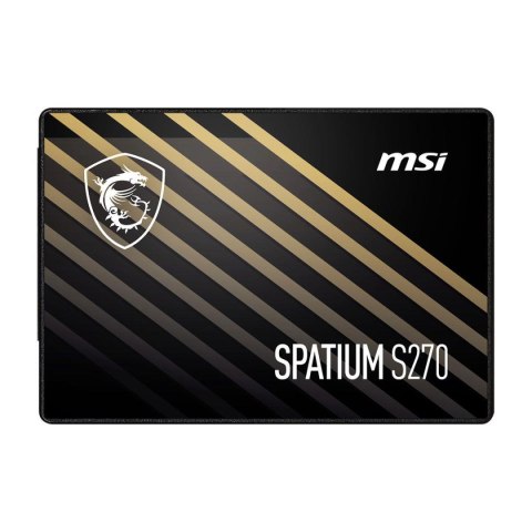 Dysk SSD MSI SPATIUM S270 960GB SATA3 2.5" (500/450 MB/s) 3D NAND MSI Dysk SSD MSI SPATIUM S270 960GB SATA3 2.5" (500/450 MB/s) 3D NAND MSI