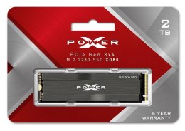 Dysk SSD Silicon Power XPOWER XD80 2TB M.2 2280 PCIe Gen3x4 NVMe (3400/3000 MB/s) Silicon Power