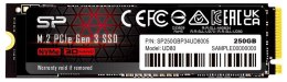 Dysk SSD Silicon Power UD80 250GB M.2 2280 PCIe Gen3x4 NVMe (3400/1800 MB/s) Silicon Power