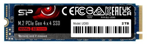 Dysk SSD Silicon Power UD85 2TB M.2 PCIe NVMe Gen4x4 NVMe 1.4 (3600/2800 MB/s) Silicon Power Dysk SSD Silicon Power UD85 2TB M.2 PCIe NVMe Gen4x4 NVMe 1.4 (3600/2800 MB/s) Silicon Power