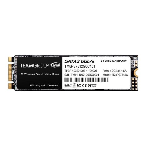 Dysk SSD Team Group MS30 512GB M.2 SATAIII 2280 (530/430 MB/s) Team Group Dysk SSD Team Group MS30 512GB M.2 SATAIII 2280 (530/430 MB/s) Team Group