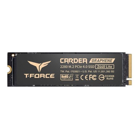 Dysk SSD Team Group T-FORCE Cardea Z440 Lite 500GB M.2 2280 PCIe NVMe Gen4 x4 (5000/3800 MB/s) Team Group Dysk SSD Team Group T-FORCE Cardea Z440 Lite 500GB M.2 2280 PCIe NVMe Gen4 x4 (5000/3800 MB/s) Team Group