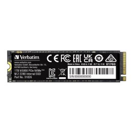 Dysk SSD Verbatim Vi5000 1TB M.2 2280 PCIe Gen4 NVME (5000/4500 MB/s) Verbatim