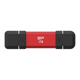 Dysk zewnętrzny SSD Silicon Power DS72 1TB USB-A USB-C (1050/850 MB/s) czerwony Silicon Power
