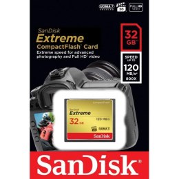 Karta pamięci Compactflash SanDisk Extreme 32GB 120/85 MB/s Sandisk