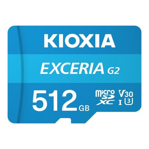 Karta pamięci MicroSDXC KIOXIA EXCERIA G2 512GB UHS-III Class 10 V30 + adapter KIOXIA Karta pamięci MicroSDXC KIOXIA EXCERIA G2 512GB UHS-III Class 10 V30 + adapter KIOXIA