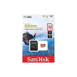 Karta pamięci MicroSDHC SanDisk Extreme 32GB 100/60 MB/s A1 Class 10 V30 UHS-I U3 - GoPro Sandisk