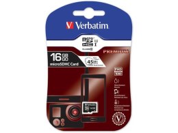 Karta pamięci MicroSDHC Verbatim 16GB Class 10 Verbatim