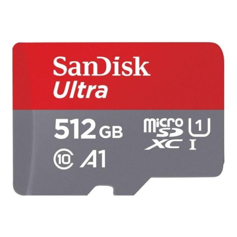 Karta pamięci microSDXC SanDisk Ultra 512GB 150MB/s UHS-I A1 U1 C10 + adapter Sandisk Karta pamięci microSDXC SanDisk Ultra 512GB 150MB/s UHS-I A1 U1 C10 + adapter Sandisk