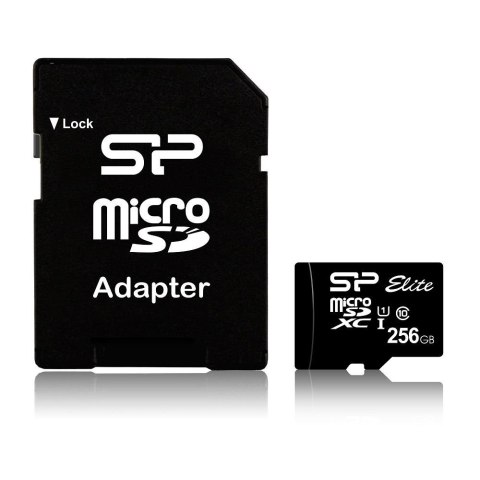 Karta pamięci microSDXC Silicon Power Elite 256GB Class 10, UHS-I, U1 + adapter SD Silicon Power Karta pamięci microSDXC Silicon Power Elite 256GB Class 10, UHS-I, U1 + adapter SD Silicon Power
