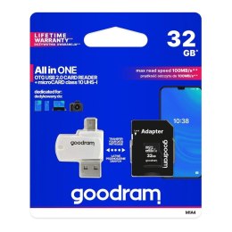 Karta pamięci microSDHC GOODRAM 32GB M1A4 UHS-I + Adapter Goodram