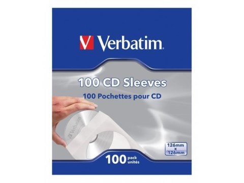 Koperty papierowe na CD DVD Verbatim z okienkiem 100 sztuk Verbatim Koperty papierowe na CD DVD Verbatim z okienkiem 100 sztuk Verbatim
