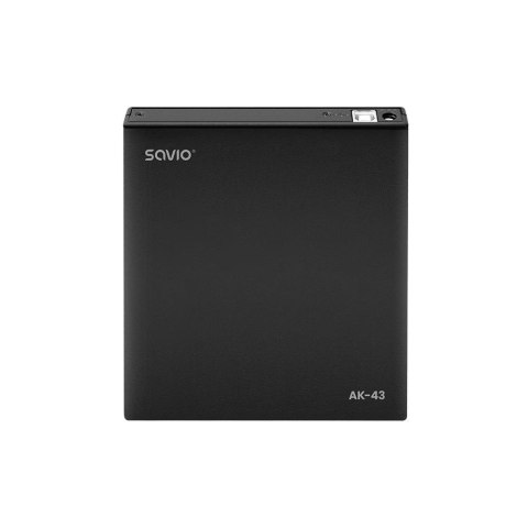 Nagrywarka DVD-RW/CD-RW SAVIO AK-43 Czarna Slim zewn. USB Savio Nagrywarka DVD-RW/CD-RW SAVIO AK-43 Czarna Slim zewn. USB Savio
