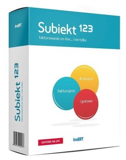 Oprogramowanie InsERT - Subiekt 123 pakiet podstawowy - licencja na 12 miesięcy Insert