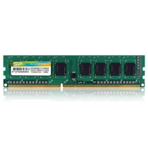 Pamięć DDR3 Silicon Power 8GB 1600MHz (512*8) 16chips - CL11 Silicon Power Pamięć DDR3 Silicon Power 8GB 1600MHz (512*8) 16chips - CL11 Silicon Power