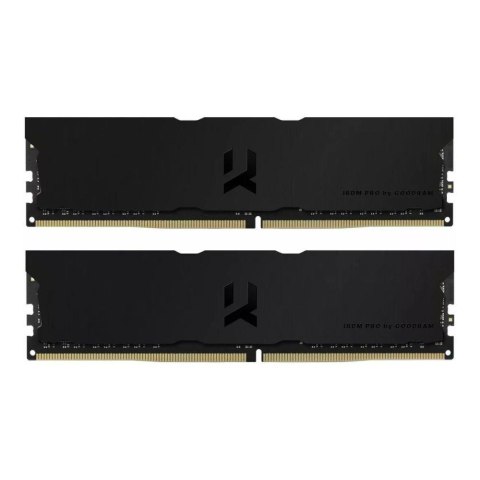 Pamięć DDR4 GOODRAM IRDM PRO Deep Black 32GB (2x16GB) 3600MHz CL18 1,35V Black Goodram Pamięć DDR4 GOODRAM IRDM PRO Deep Black 32GB (2x16GB) 3600MHz CL18 1,35V Black Goodram
