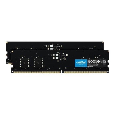 Pamięć DDR5 Crucial 16GB (2x8GB) 48000MHz CL40 1,1V CRUCIAL Pamięć DDR5 Crucial 16GB (2x8GB) 48000MHz CL40 1,1V CRUCIAL