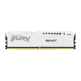 Pamięć DDR5 Kingston FURY Beast 16GB (1x16GB) 6400MHz CL32 1,4V White EXPO Kingston