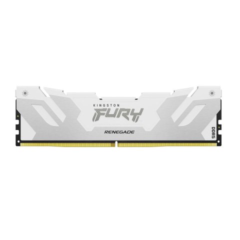 Pamięć DDR5 Kingston FURY Renegade 16GB (1x16GB) 6800MHz CL36 1,4V White Kingston Pamięć DDR5 Kingston FURY Renegade 16GB (1x16GB) 6800MHz CL36 1,4V White Kingston