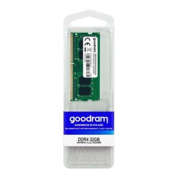 Pamięć SODIMM DDR4 GOODRAM 32GB (1x32GB) 3200MHz CL22 1.2V Goodram