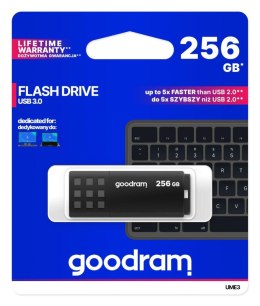Pendrive GOODRAM 256GB UME3 USB 3.2 Gen 1 Black Goodram