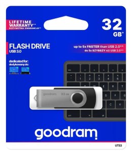 Pendrive GOODRAM Twister 32GB USB 3.2 Gen 1 Black Goodram