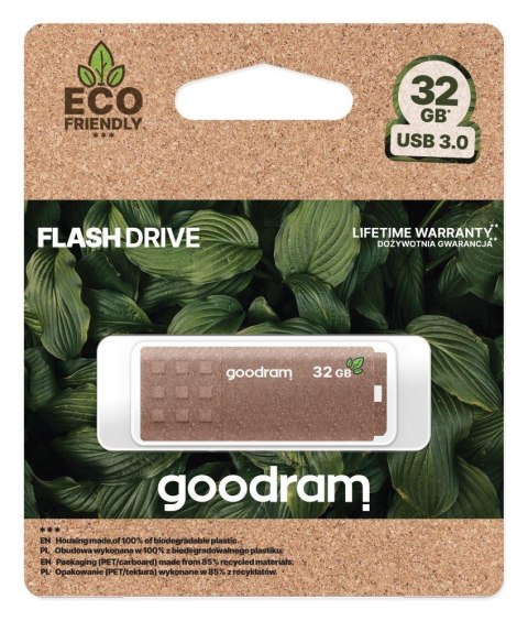 Pendrive GOODRAM UME3 ECO FRIENDLY 32GB USB 3.2 Gen 1 Goodram Pendrive GOODRAM UME3 ECO FRIENDLY 32GB USB 3.2 Gen 1 Goodram