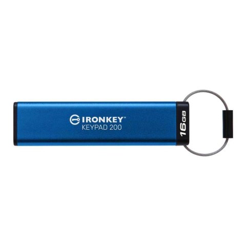 Pendrive Kingston IronKey Keypad 200 16GB USB 3.2 Gen 1 Kingston Pendrive Kingston IronKey Keypad 200 16GB USB 3.2 Gen 1 Kingston