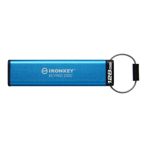 Pendrive Kingston IronKey Keypad 200C 128GB USB 3.2 Gen 1 Type-C Kingston Pendrive Kingston IronKey Keypad 200C 128GB USB 3.2 Gen 1 Type-C Kingston