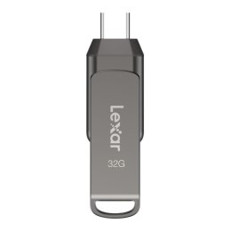 Pendrive Lexar JumpDrive D400 32GB USB 3.2 Gen1 Type-C 100MB/s srebrny Lexar